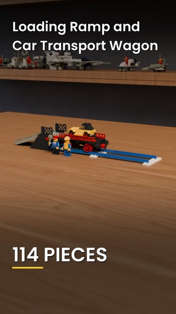 LEGO® 167 Loading Ramp and Car Transport Wagon build video cover