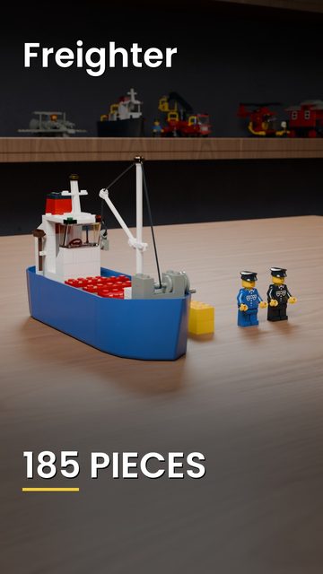 LEGO® 4015 Freighter build video cover