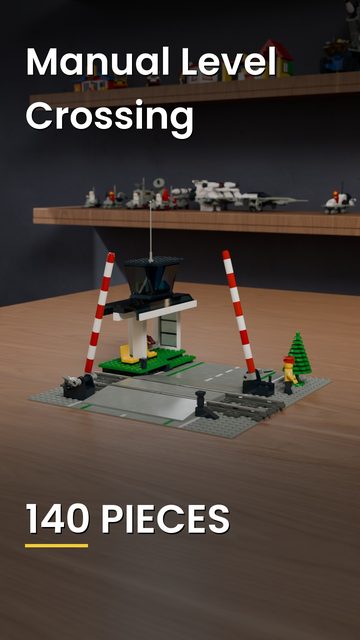 LEGO® 4532 Manual Level Crossing build video cover