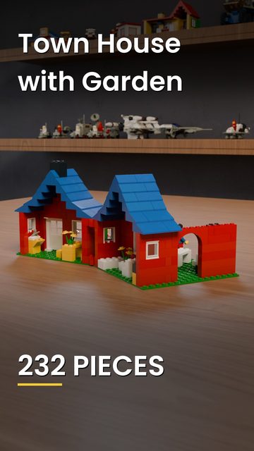 LEGO® 560 Town House with Garden build video cover