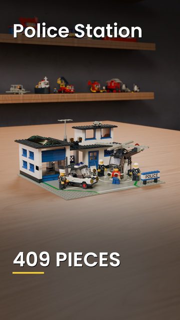 LEGO® 6384 Police Station build video cover