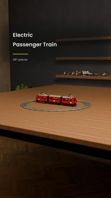 LEGO® 7725 Electric Passenger Train build video cover