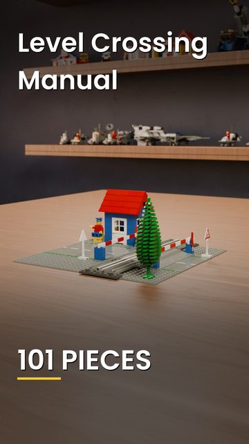 LEGO® 7834 Level Crossing Manual build video cover