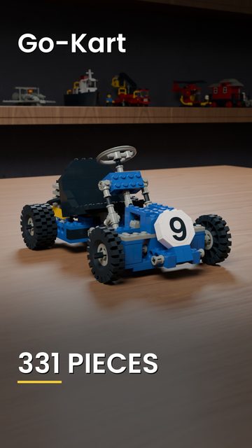 LEGO® 854 Go-Kart build video cover