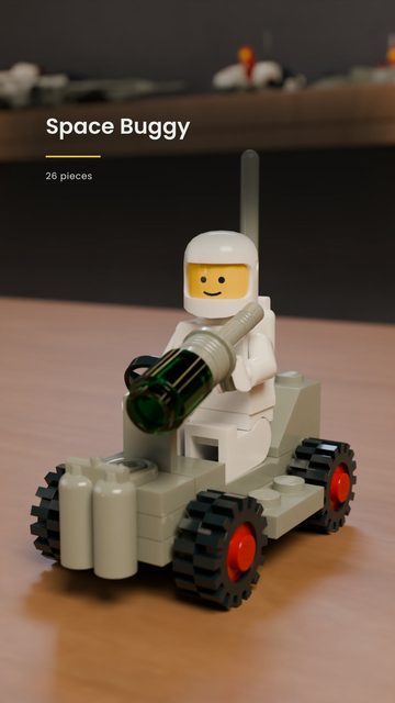 LEGO® 886 Space Buggy build video cover